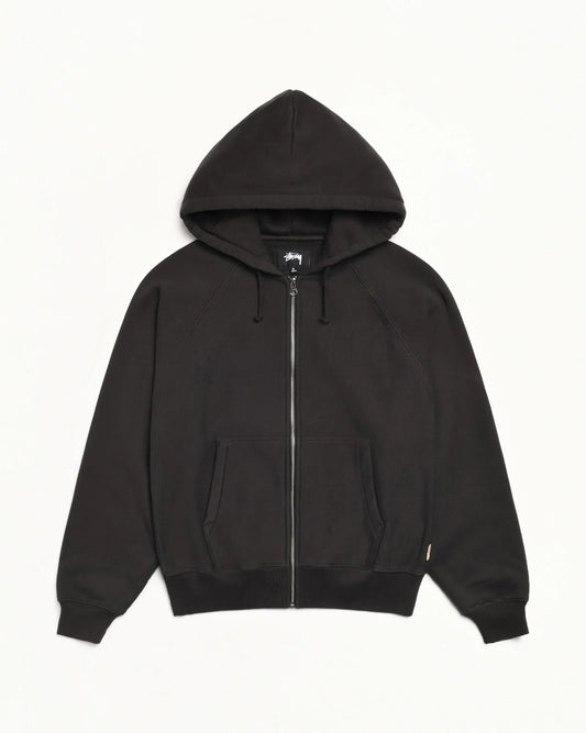 STUSSY RELAXED ZIP HOODIE