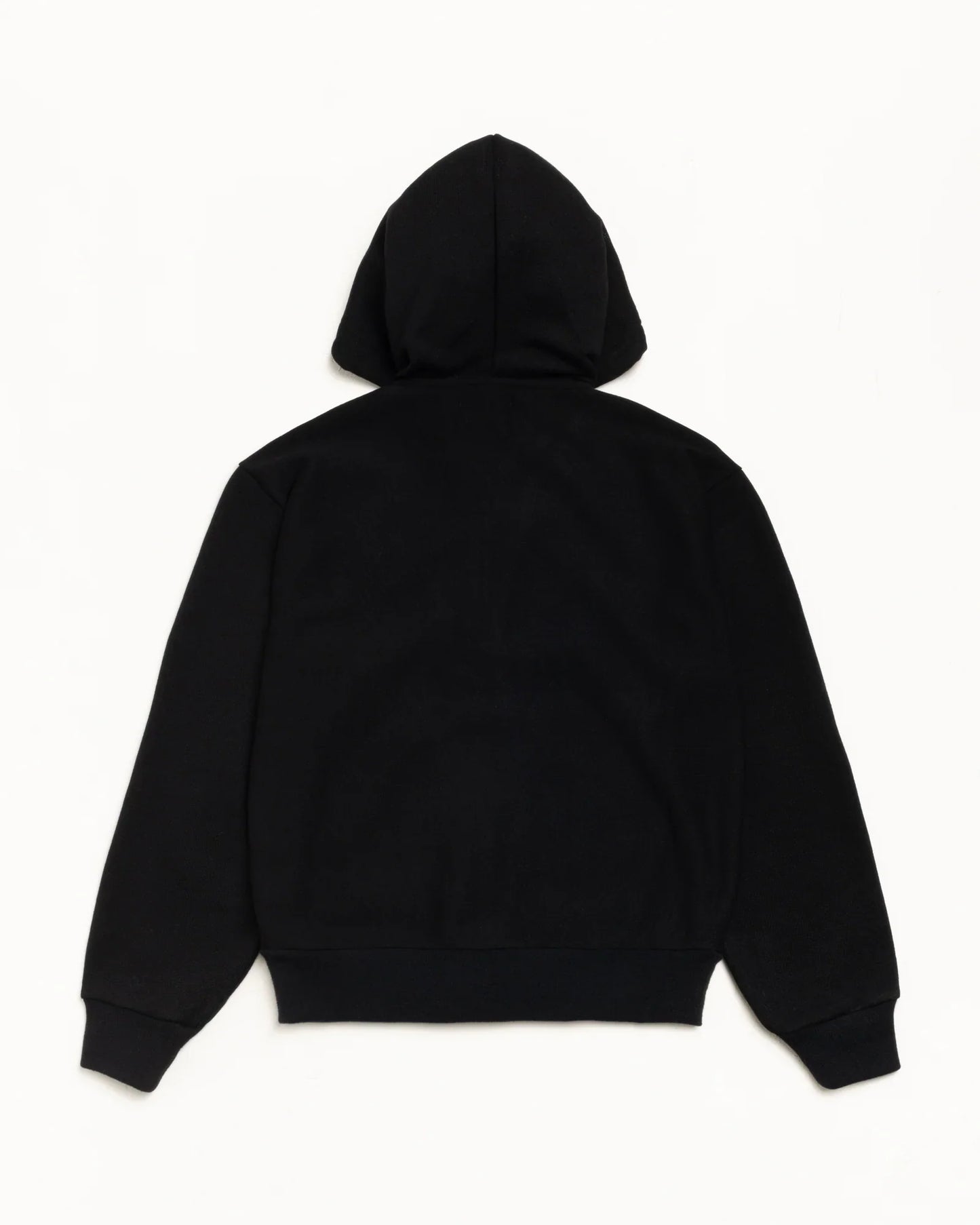 STUSSY PATCH ZIP KNIT HOODIE
