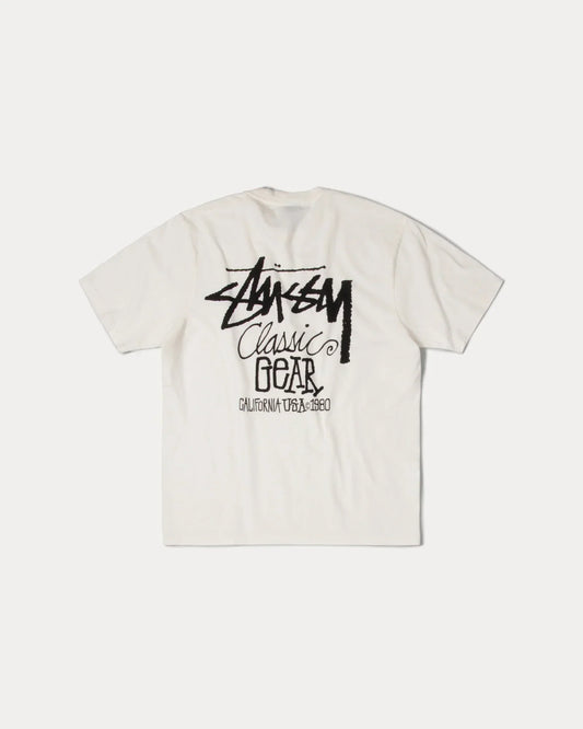 STUSSY CLASSIC GEAR TEE PIGMENT DYED