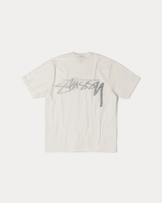 STUSSY SMOOTH REVERSE TEE PIGMENT DYED