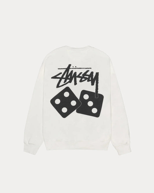 STUSSY DICE LONG SLEEVE PIGMENT DYED TEE
